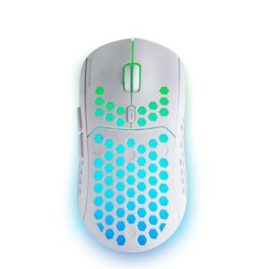 Ratón Gaming Inalámbrico Mars Gaming MMW3W/ Batería recargable/ Hasta 3200 DPI/ Blanco,MMW3W,8435693100027