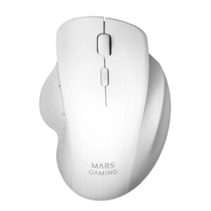 Ratón Gaming Inalámbrico Mars Gaming MMWERGO/ Hasta 3200 DPI/ Blanco,MMWERGO,4710562758436,MMWERGOW