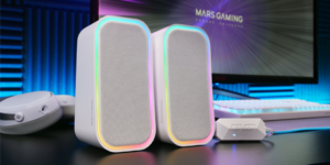 Mars Gaming Altavoz MS-OM BT 20W RGB Blanco