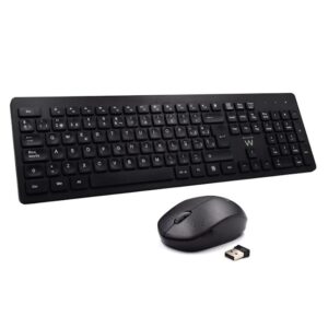 Ewent Teclado+Raton Inalambrico EW3256 Negro