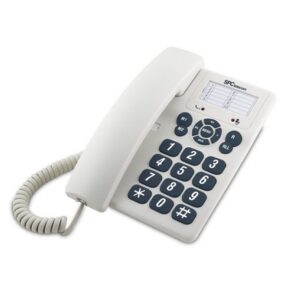 SPC 3602B Telefono Fijo Original 3M ML LCD Blanco,SPC 3602B,3602B,ORIGINAL,8436008708181