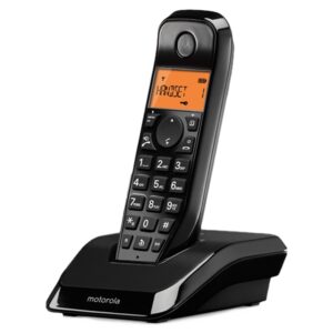 MOTOROLA S1201 Telefono Inalambrico DECT Negro,MOTOROLA S1201,S1201,Telefono,5055374797389