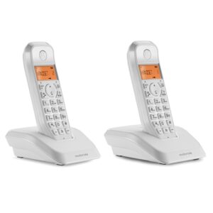 MOTOROLA S1202 Telefono Inalambrico DECT DUO Blanco,MOTOROLA S1202,S1202,Telefono,5055374795033