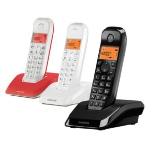 MOTOROLA S1203 Telefono Inalambrico DECT TRIO Colores