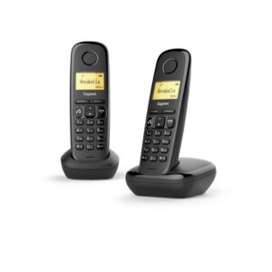 Gigaset A270 Telefono Inalambrico DECT Duo Negro