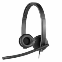 logitech auricular stereo h570e usb