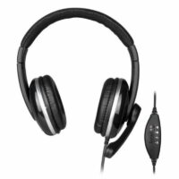 Auriculares NGS VOX 800 USB/ con Micrófono/ USB/ Negros