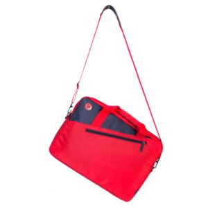 MONRAY Maletin Portátil 15.6" Bolsillo Ext. Rojo