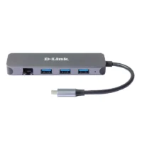 D-Link DUB-2334 5-in-1 USB-C Hub GbE-PD