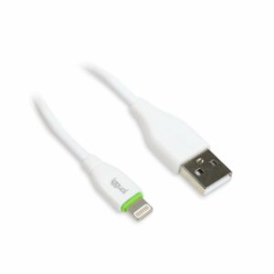 iggual cable USB-A/Lightning 100 cm blanco