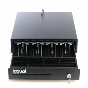 iggual Cajon Portamonedas IRON-15 37cm 4+8 negro,Cajon,Portamonedas,IRON-15