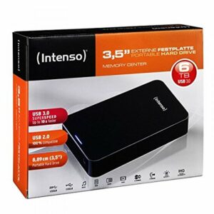 Disco Externo Intenso HD 6031514 6TB 3.5" USB 3.0 Negro,6031514 6TB,6031514,Intenso HD 6031514,4034303025459