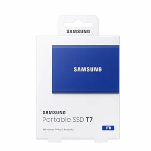 Disco Externo SSD Samsung Portable T7 1TB USB 3.2 Azul