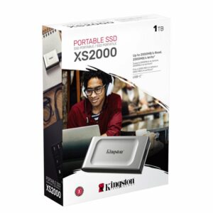 Disco Externo SSD Kingston SXS2000 1TB USB 3.2 Plata,SXS2000,Kingston SXS2000,SXS2000/1000G,740617321340