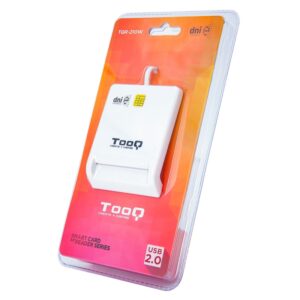 Tooq Lector de tarjetas DNIE usb 2.0 blanco,Tooq Lector de tarjetas DNIE,TQR-210W,8433281008540