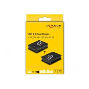 Delock Lector de tarjetas USB 2.0 Compact Flash,91007,4043619910076,Delock Lector de tarjetas