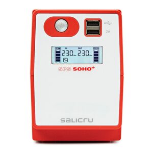 SAI Línea Interactiva Salicru SPS 500 SOHO+ 500VA-300W 2 Salidas Formato Torre,SPS 500 SOHO+,647CA00001,8436035922550