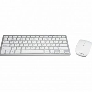 Tacens Levis Teclado+Ratón Inalámbrico Blanco Ultra fino