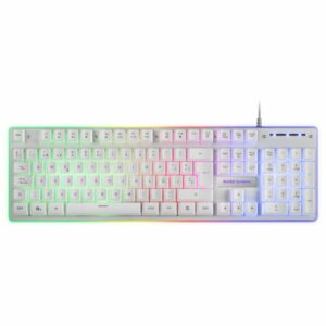 Mars Gaming Teclado + Ratón + Alfombrilla MCPX GAMING 3IN1 RGB Blanco