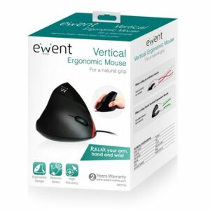 EWENT EW3156 Raton Ergonómico USB Negro,EWENT EW3156,EW3156,EW3156 Raton Ergonómico,8054392610417