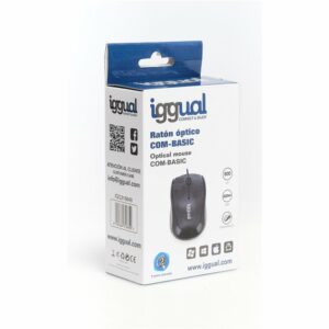 iggual Raton optico COM-BASIC-800DPI negro,COM-BASIC-800DPI negro,COM-BASIC-800DPI,IGG316849,8435364316849