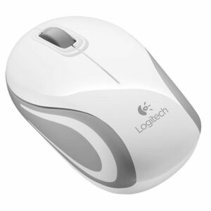 Logitech Raton Mini M187 Inalambrico Blanco