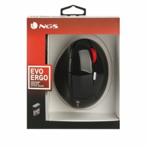 NGS Raton ergonomico Inalambricos Negro,EVOERGO,8435430609455