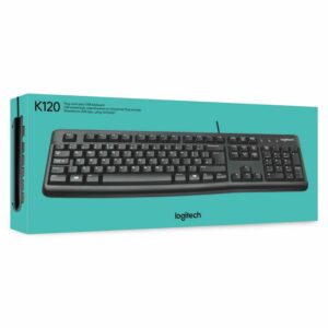 Logitech Teclado K120 OEM USB,K120,920-002518,5099206021372