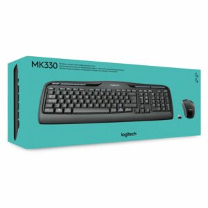 Logitech Teclado+ Raton MK330 USB Negro,MK330,5099206033580