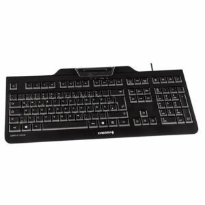 Cherry Teclado+lector chip integrado (DNIe) Negro,lector chip integrado,JK-A0100ES-2,4025112084591