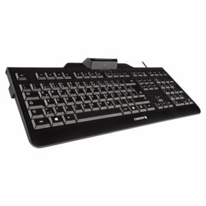 Cherry Teclado+lector chip integrado (DNIe) Negro,lector chip integrado,JK-A0100ES-2,4025112084591