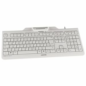 Cherry Teclado+Lector Chip Integrado (DNIe) Blanco,JK-A0100ES-0,4025112084669