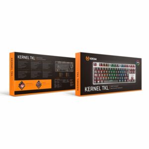 Krom Teclado mecanico RGB Krom KERNEL TKL (ten-key,Krom KERNEL TKL,KERNEL TKL,NXKROMKRNLTKL,8436532166716