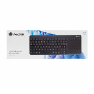 NGS Teclado inalámbrico con Touchpad Multimedia 2,TVWARRIOR,8435430609967