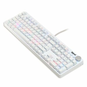 iggual Teclado gaming mecanico PEARL RGB blanco