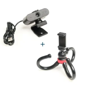 iggual Kit Webcam Quick View + mini tripode MT360
