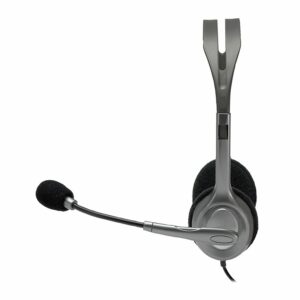 Auriculares Logitech H110/ con Micrófono/ Jack 3.5/ Plateados