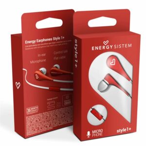 Style 1 Rojo,Energy Sistem Auricular Intrauditivo Style 1 Rojo,446001,8432426446001