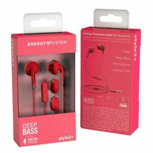 Energy Sistem Auriculares+Micrófono In ear Style 2+ Raspberry,In ear Style 2,447176,8432426447176,Raspberry