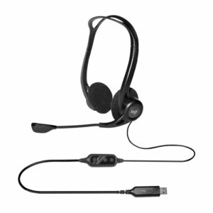 Logitech PC960M Auricular USB Suspension Ruido,PC960M,981-000100,5099206008441,Logitech PC960M