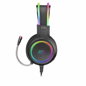 MARS GAMING Auricular+microfono MHRGB PC/PS4-5/ negro