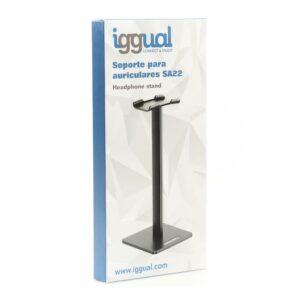 iggual Soporte para auriculares SA22 negro,IGG318058,8435364318058,SA22,Soporte para auriculares