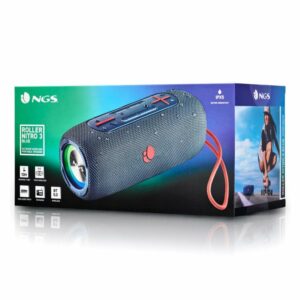 Altavoz con Bluetooth NGS Roller Nitro 3/ 30W/ 2.0/ Azul,Roller Nitro 3,Nitro 3,NGS Roller Nitro 3,ROLLERNITRO3BLUE,8435430620368