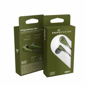 Energy Sistem Auricular Intrauditivo Style 1 Verde,Style 1,446414,8432426446414,Style 1 Verde