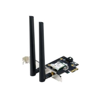 Asus PCE-AX1800 Adaptador WiFi6 PCIe Dual BT5.2,90IG07A0-MO0B00,PCE-AX1800,AX1800,4711081463849