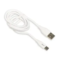 iggual cable usb a/usb c 100 cm blanco q3.0 3a