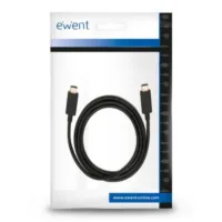 ewent cable usb c carga rápida 100w 20gbps 4k 1m