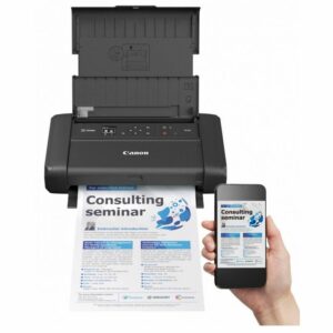 Impresora Portátil Canon PIXMA TR150 WiFi/ Negra