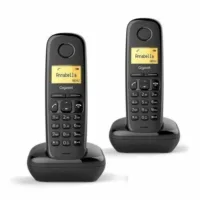 Gigaset A170 Telefono Inalambrico DECT Duo Negro