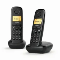 gigaset a170 inalambrico dect duo negro